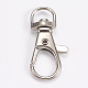 Zinc Alloy Swivel Lobster Claw Clasps PALLOY-WH0011-01P-2
