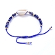 Bracelets de perles de nylon tressés réglables BJEW-JB05211-02-2