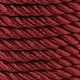 ツイストナイロン糸  暗赤色  5mm  約18~19ヤード/ロール（16.4m〜17.3m /ロール） NWIR-A001-03-2