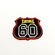 Accessoires de costumes badge mixte informatisés broderie fer de tissu sur les correctifs AJEW-S057-M08-2
