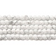 Chapelets de perles en howlite naturelle G-E608-A01-B-1