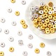 100 pièces 2 couleurs perles d'espacement en alliage de style tibétain FIND-YW0004-04-1