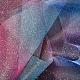 Gorgecraft Rainbow Glitter Deco Mesh Ribbons OCOR-GF0001-04-4