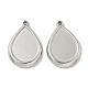 Оправы для подвесок из нержавеющей стали 304 в виде кабошонов STAS-D127-12P-1