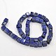 Cube Shape Natural Lapis Lazuli Bead Strands G-N0045-8x8mm-04-2
