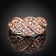 Exquisite Brass Czech Rhinestone Finger Rings for Women RJEW-BB02138-8-2