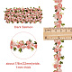 GORGECRAFT 5 Yards Flower Trim Ribbon Floral DIY Lace Applique Sewing Craft Lace Edge Trim for Wedding Dresses Embellishment DIY Party Decor Clothes OCOR-GF0002-11B-2