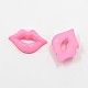Cabochons en forme de lèvre en acrylique BUTT-E024-A-08-2