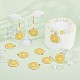 Sunnyclue 1 boîte de 40 breloques fruits jaune citron en émail plaqué or clair tranche de citron breloques rondes miniatures réalistes pour la fabrication de bijoux collier à faire soi-même boucles d'oreilles fournitures ENAM-SC0003-62-4