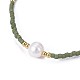 Bracelets réglables de perles tressées avec cordon en nylon X-BJEW-P256-B26-4