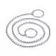 304 collier de chaîne de starter pour chien en acier inoxydable X-STAS-K201-03B-P-1