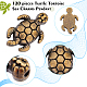 PandaHall 120pcs Tortoise Spacer Beads FIND-PH0005-48-3