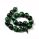 Natural Green Tiger Eye Beads Strands X-G-G099-10mm-6-3