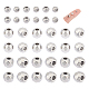 Unicraftale 36Pcs 3 Style 201 Stainless Steel Beads STAS-UN0045-50-1