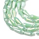 Chapelets de perles en verre opaque électrolytique EGLA-L015-FR-B-01-4