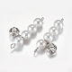 Connecteurs de liens de perles de perles acryliques KK-F725-01P-3