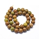 Chapelets de perles en opale jaune naturelle G-D0013-62C-2