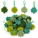 Ahadermaker 32 pièces 4 couleurs saint patrick's day mousse pendentif décorations pour arbre de noël FIND-GA0003-02-1