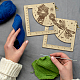 Wooden Square Frame Crochet Ruler DIY-WH0537-010-5