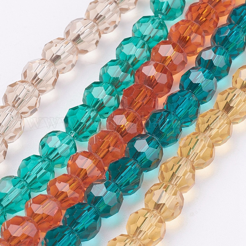 Wholesale Eco-Friendly Glass Round Beads Strands - Pandahall.com