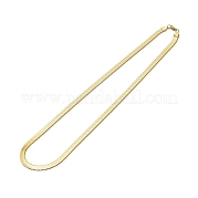 Ionenplattierung (IP) 304 Edelstahl-Halskette mit Fischgrätenmuster für Männer und Frauen NJEW-E076-04E-G