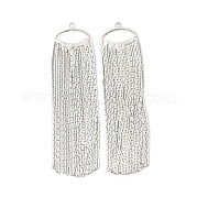 Латунь кисточкой большие кулоны KK-F898-22B-P
