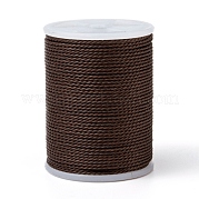 Круглый вощеный полиэфирный шнур YC-G006-01-1.0mm-36