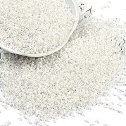 Непрозрачные цвета блестящие стеклянные бусины SEED-H003-12A