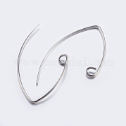 Латунные крючки для сережек KK-K197-60P