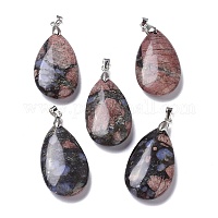 Природные подвески лабрадорита&nbsp;G-D084-01P-B07