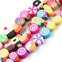 ARRICRAFT 6 Strands 6 Style Handmade Polymer Clay Beads Strands 