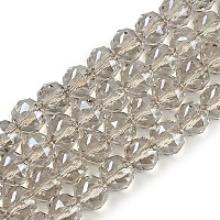 Прозрачные стеклянные бусины гальваническим пряди&nbsp;EGLA-N002-34C-C14