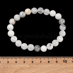 Bracelets extensibles ronds en quartz tourmaliné naturel&nbsp;GG-CBA12F1-02A-11
