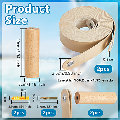 2 сумка из искусственной кожи для крепления доски для серфинга&nbsp;AJEW-OC0014-54