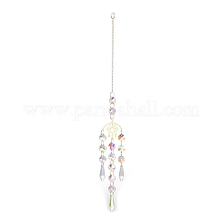 Латунные большие подвесные украшения HJEW-M005-04F-G