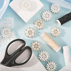 10шт цветок пришить стразами FIND-GF0004-93S