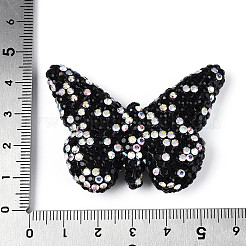 Бусины из полимерной глины ручной работы в форме бабочки&nbsp;CLAY-T023-23D