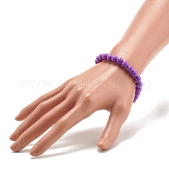 Bracciali elasticizzati con perline acriliche&nbsp;BJEW-JB07783