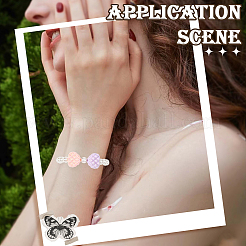 80 шт. Непрозрачные акриловые бусины&nbsp;OACR-SP0001-95