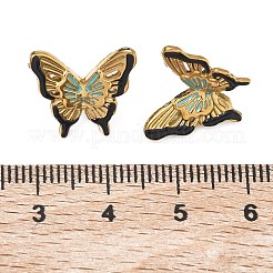 Эмалированные бусины из нержавеющей стали 304&nbsp;STAS-A139-01G