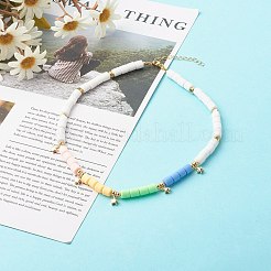 Полимерная глина бисера ожерелья NJEW-JN03613