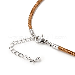 Halskettenherstellung aus geflochtener Nylonschnur mit 2.5 mm Durchmesser&nbsp;FIND-G095-01P-11