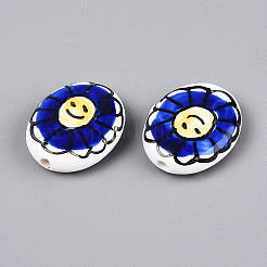 Фарфоровые бусины ручной работы PORC-T134-14M