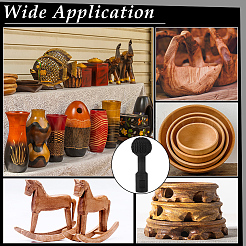 Шарообразный стальной деревянный паз гравировальный вращающийся нож&nbsp;TOOL-WH0165-21C