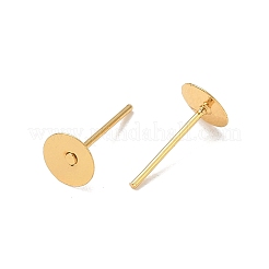 Messing Ohrstecker Zubehör&nbsp;KK-A300-30G-01
