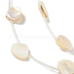 Нити бусин из натуральных пресноводных ракушек SHEL-K006-52B