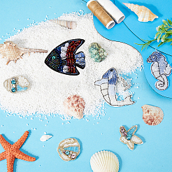 6 шт. 6 стильных аксессуара для украшения в виде морского животного ручной работы&nbsp;DIY-GF0008-86