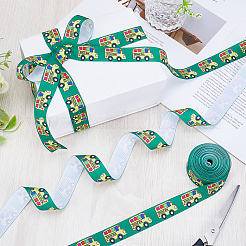 10 Yard Ripsband aus Polyester mit „Zurück zur Schule“-Motiv&nbsp;OCOR-WH0082-82A