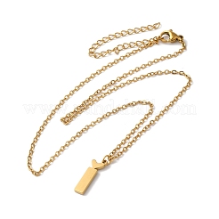 Colliers pendentifs en acier inoxydable 304&nbsp;LS-NJEW-H036-02G-I