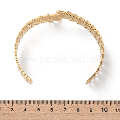 Браслеты-манжеты из хирургической нержавеющей стали 316 BJEW-P349-04G